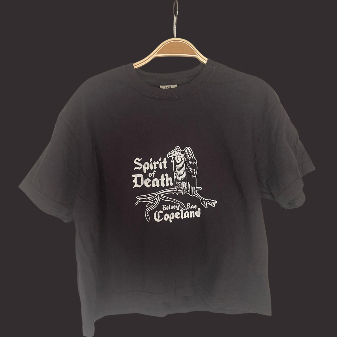 ‘Spirit of Death’ cropped T-shirts